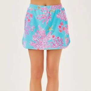 Lilly Pulitzer Blue and Pink Skirt